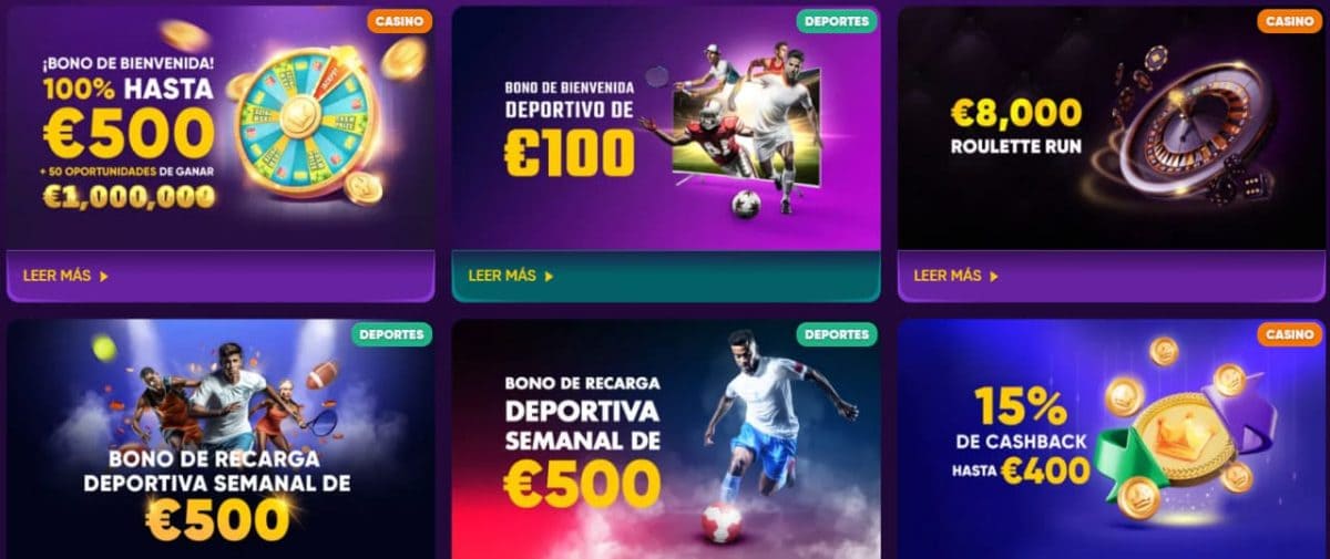 Kingmaker promociones: cashback, recargas y Bono Cangrejo image 2