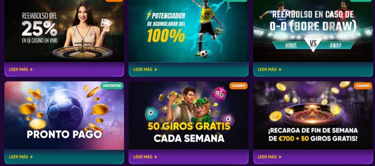 Kingmaker promociones: cashback, recargas y Bono Cangrejo image 3
